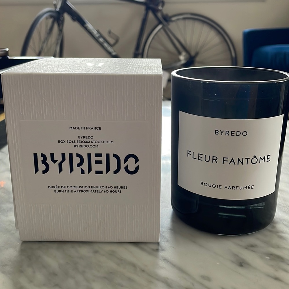 Empty Byredo Fleur Fantôme candle & box